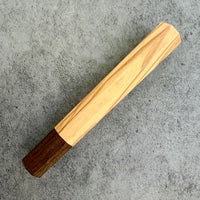 Custom Japanese Knife handle (wa handle) for 240mm - Olivewood and Wenge
