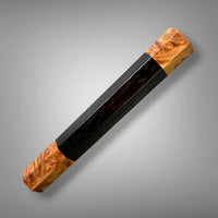 Custom Japanese Knife handle (wa handle) for 240-260mm : Gabon Ebony and Amboyna
