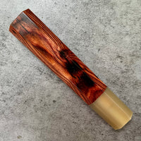 Japanese Knife handle (wa handle) for 240mm - Cocobolo and horn