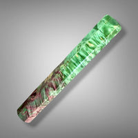 Custom Japanese Knife handle (wa handle) for 165-210 mm: Dyed box elder burl