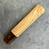 Custom Japanese Knife handle (wa handle) for 240mm - Olivewood and Wenge
