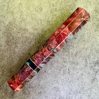 Custom Japanese Knife handle (wa handle) for 165-210mm : Dyed box elder