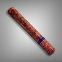 Japanese Knife handle (wa handle) for 240 mm : Double dyed box maple burl