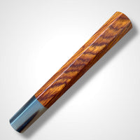 Japanese Knife handle (wa handle) for 240-260 mm : Cocobolo and marbled horn