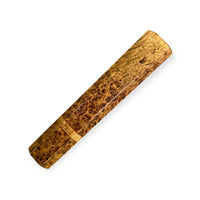 Japanese Knife handle (wa handle) for 240-260mm : Black ash burl