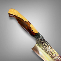 Custom Kurosaki Western Senko Ei SG2 210 mm (8”) Gyuto - Desert ironwood burl: Sugi Cutlery