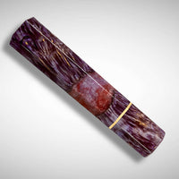 Japanese Knife handle (wa handle) for 165-225 mm : Dyed amboyna burl hybrid
