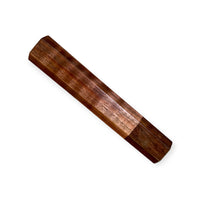 Japanese Knife handle (wa handle) for 240mm - Curly black walnut and katalox