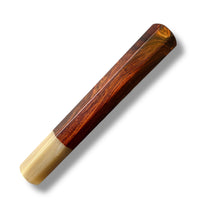 Custom Japanese Knife handle (wa handle) for 165-210 mm: CITES certified cocobolo and blonde horn