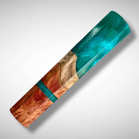 Custom Japanese Knife handle (wa handle) for 165-210 mm: Red mallee burl hybrid