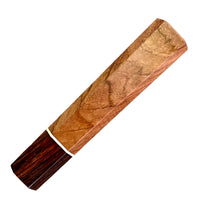Custom Japanese Knife handle (wa handle) for 165-210mm : Yucatán rosewood and Cocobolo