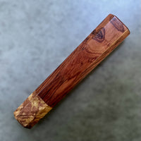 Japanese Knife handle (wa handle) for 240-260mm : Honduran Rosewood and Maple