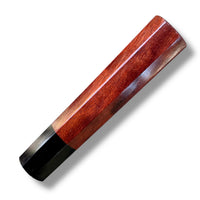 Custom Japanese Knife handle (wa handle) for 165-210 mm: Bloodwood and Ebony