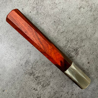 Hanoi Made Custom Japanese Knife handle (wa handle) for 210mm : Siamese Rosewood and Marbled horn