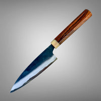 Custom Kyohei Shindo Yanagi Petty 120mm - Desert Ironwood and Blonde horn : Sugi Cutlery