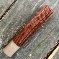 Custom Japanese Knife handle (wa handle) for 240mm - Curly hormigo and blonde