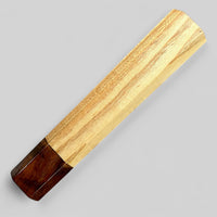 Custom Japanese Knife handle (wa handle) for 240 mm - American Chestnut and Koa