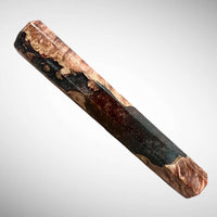 Custom Japanese Knife handle (wa handle) for 165-210 mm: Honduran Rosewood Burl Hybrid