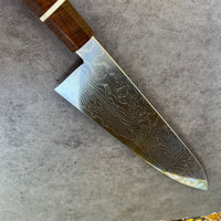 Custom Mert Tansu SG2 Damascus Gyuto 260 mm - Western Myall