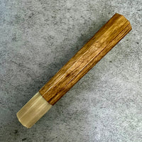 Custom Japanese Knife handle (wa handle) for 165-210mm : Figured Shedua and blonde