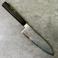 Hatsukokoro Saihyo (Diamond Dust) SG2 Santoku 180mm - Ebony handle