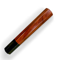 Custom Japanese Knife handle (wa handle) for 165-210 mm: Very nice curly Siamese rosewood and horn