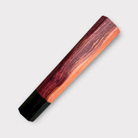 Custom Japanese Knife handle (wa handle) for 240 mm - Two tone Kingwood and horn