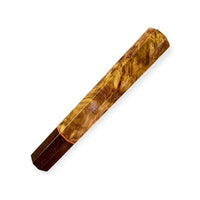 Japanese Knife handle (wa handle) for 240-260mm : Japanese Elm Burl and Katalox