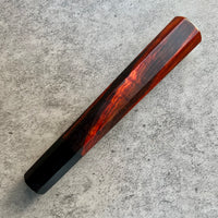 Hanoi Made Custom Japanese Knife handle (wa handle) for 240 : Siamese Rosewood and horn