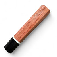 Japanese Knife handle (wa handle) for 240-260 mm : Stabilized Eastern Red Cedar and horn