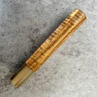 Custom Japanese Knife handle (wa handle) for 165-210mm - Koa and marbled horn