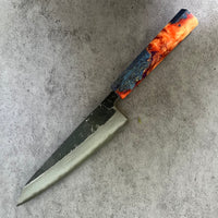 Custom Hatsukokoro Kumokage B2 honesuki 150mm - Blue fire hybrid