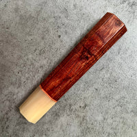 Japanese Knife handle (wa handle) for 210 mm - Cocobolo and horn