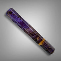 Custom Japanese Knife handle (wa handle) for 240mm : Buckeye burl and Amboyna burl