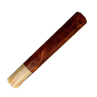 Custom Japanese Knife handle (wa handle) for 240mm - Black cocobolo and blonde