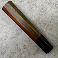 Hanoi Made Custom Japanese Knife handle (wa handle) for 165-180 : Saimese Rosewood and horn