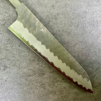 Nigara Hamono Aogami Super Migaki Tsuchime Gyuto 210 mm - Blade Only