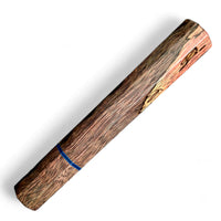 Custom Japanese Knife handle (wa handle) for 165- 210mm : Dyed spalted tamarind