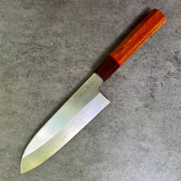custom Nakagawa Satoshi Ginsan 3 Santoku 180 mm - Pau Rosa