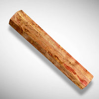 Custom Japanese Knife handle (wa handle) for 165-210 mm: Dyed Birdseye Maple