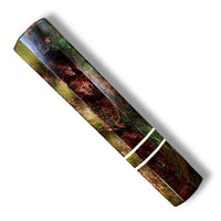 Custom Japanese Knife handle for 240mm - Double dyed big leaf maple burl