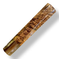 (Discounted) Japanese Knife handle for 240 mm : Crepe Myrtle Burl and Marbled Horn
