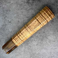 Custom Japanese Knife handle (wa handle) for 165-210mm - Koa and marbled horn