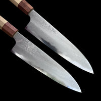 Mazaki Damascus Gyuto Hon-Sanmai 210mm Shirogami 2
