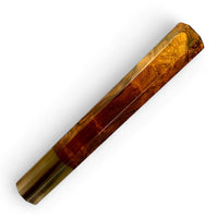 Japanese Knife handle (wa handle) for 240-260 mm : 2 tone Desert Ironwood burl and marbled horn