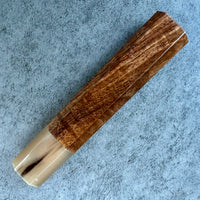 Custom Japanese Knife handle (wa handle) for 165-210mm - Tasmanian Blackwood and blonde (soft curl)