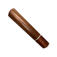 Custom Japanese Knife handle (wa handle) for 165-210 mm: East Indian Rosewood with Honduran Rosewood