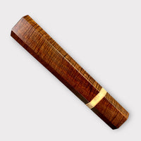 Custom Japanese Knife handle (wa handle) for 240-270 mm - Curly Western Myall