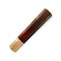 Custom Japanese Knife handle (wa handle) for 165-210 mm : Crotch Cocobolo and blonde