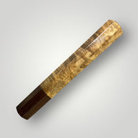Custom Japanese Knife handle (wa handle) for 165-210 mm: Oregon Myrtle and Katalox